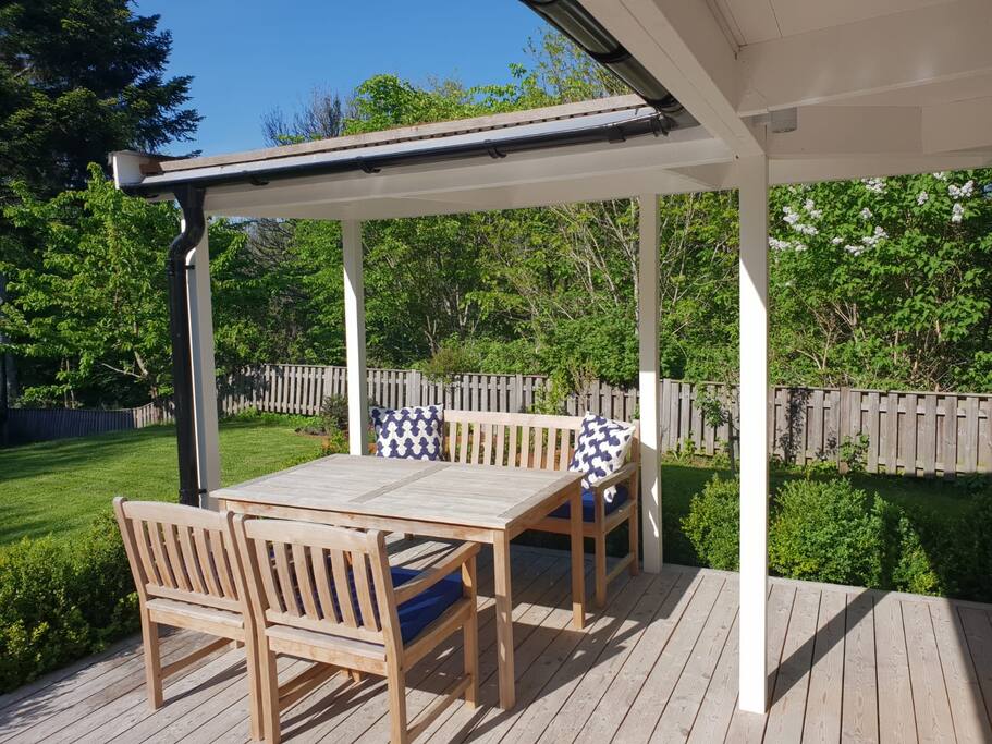 Outside deck