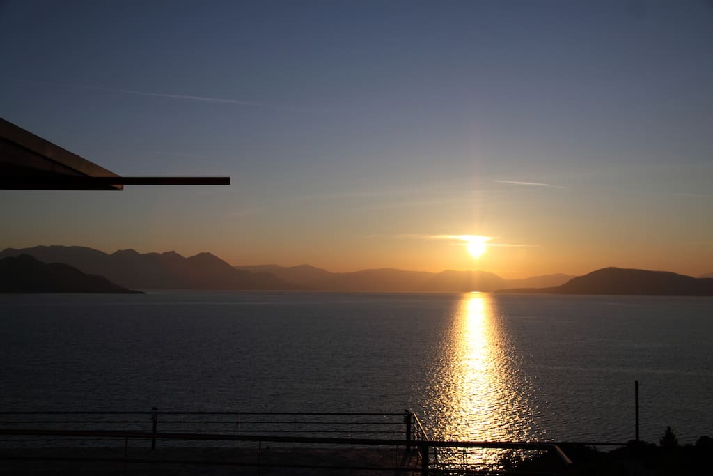 Great sunset views from the pool area