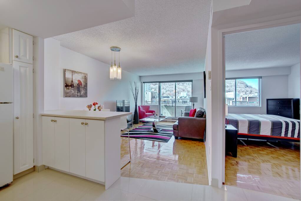 Living room + bedroom