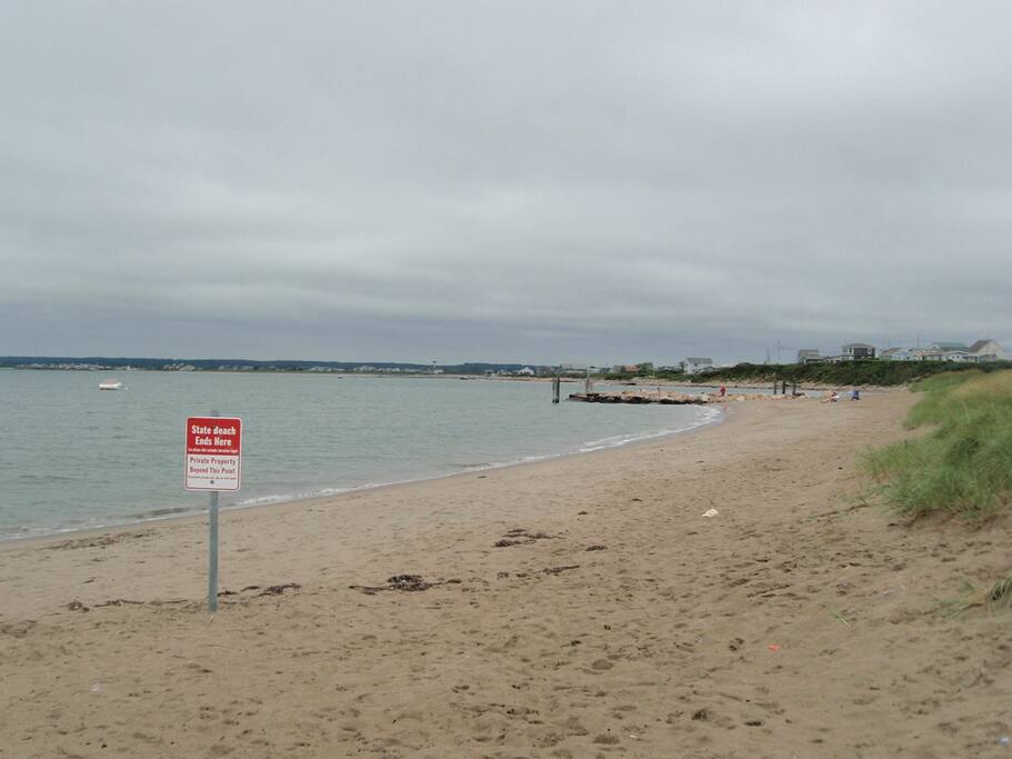 Private Beach with easy access less than 100 yard from beach house
