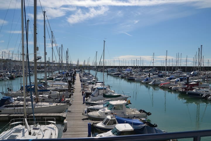 Waterside views of Brighton Marina