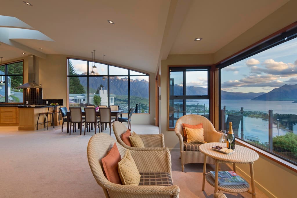 Open plan living space