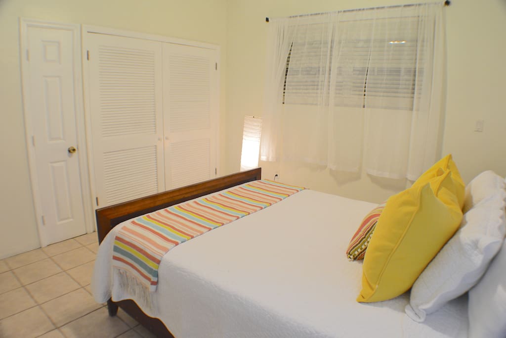 Queen bedroom, comfortable and spacious