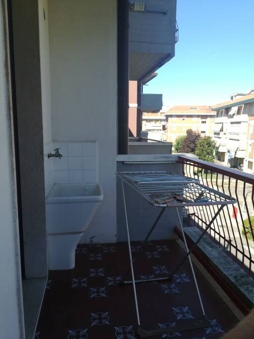 La terrazza sul retro