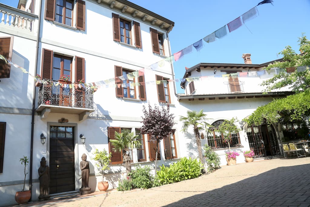 cortile interno della Villa Belvedere