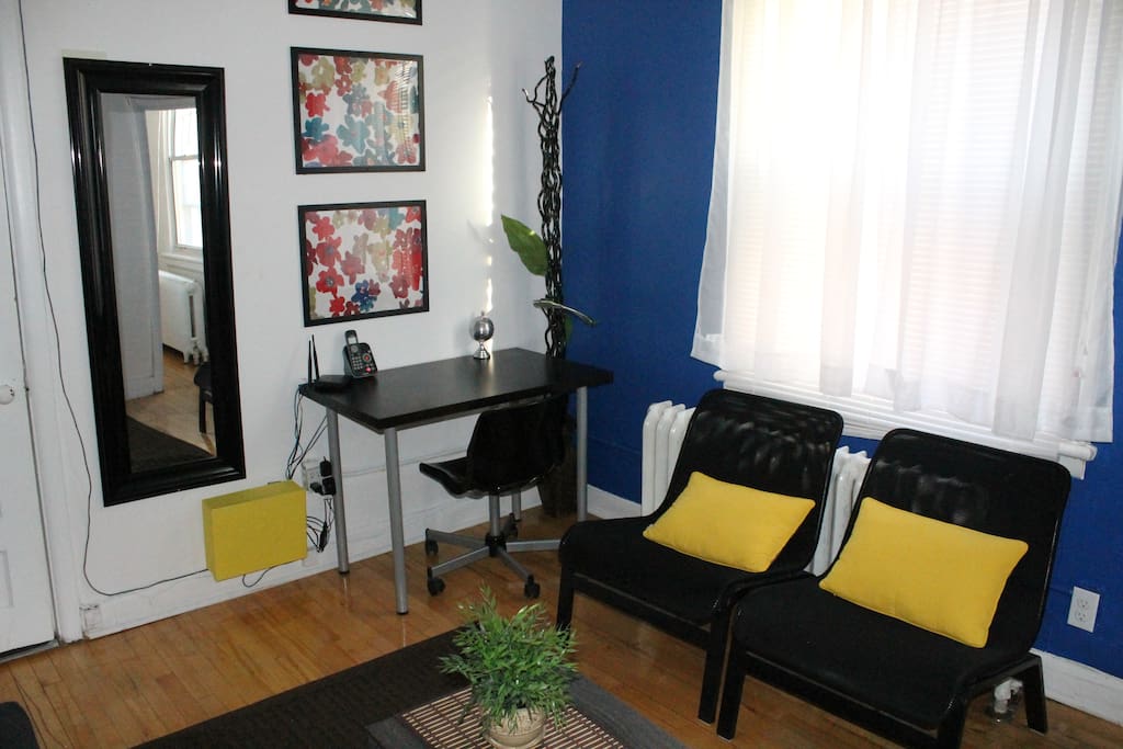 Living Space with Desk