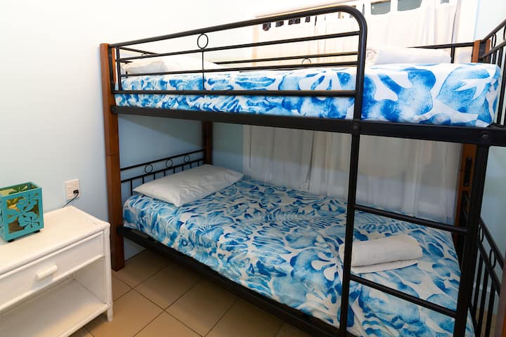 ¡Habitación con literas, ideal para los niños!