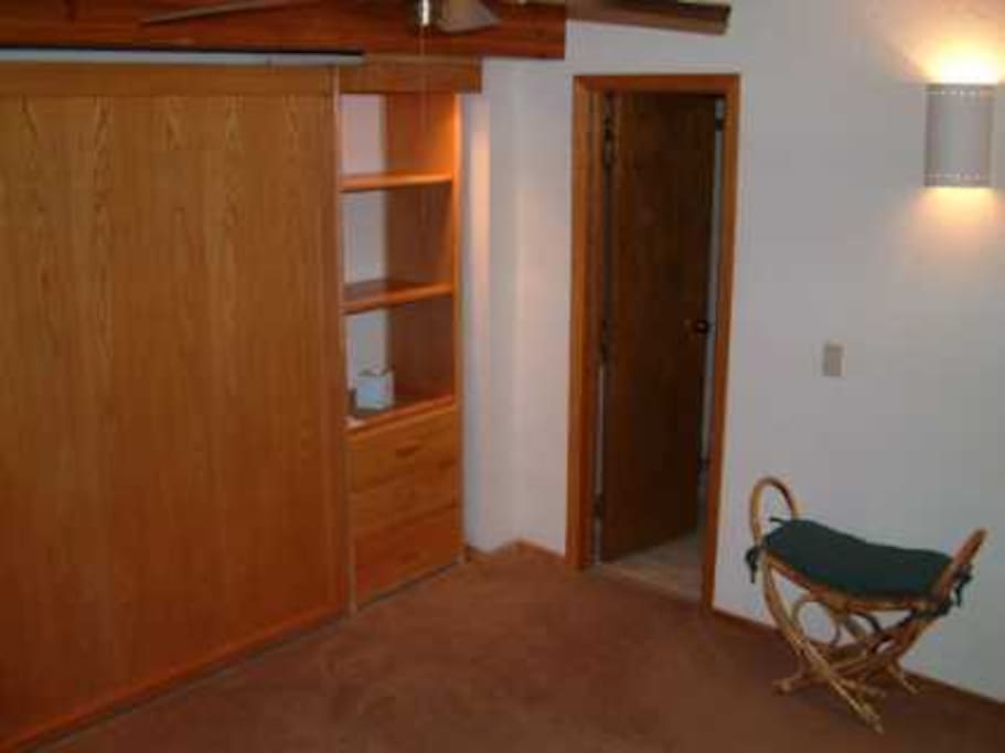 A very comfy queen size murphy bed
