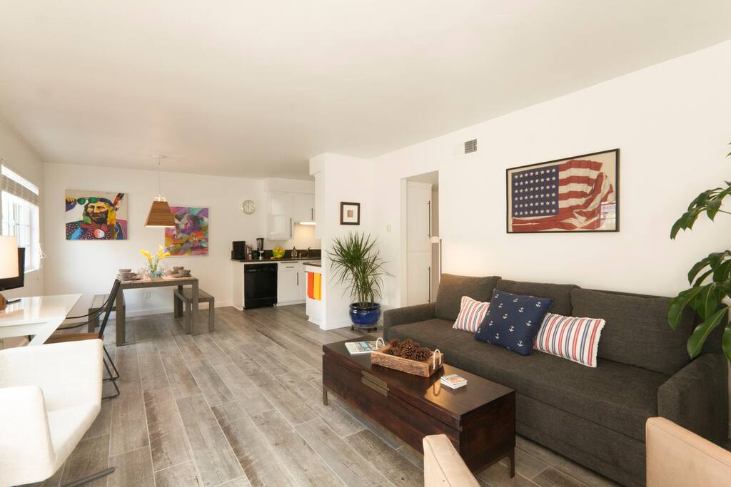Very spacious, open living area.