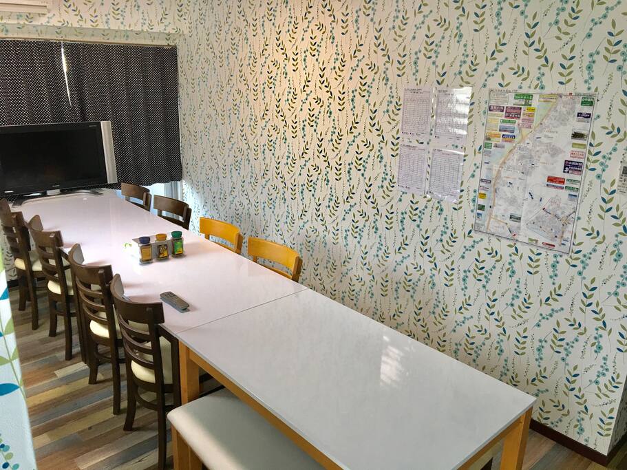 広い食堂