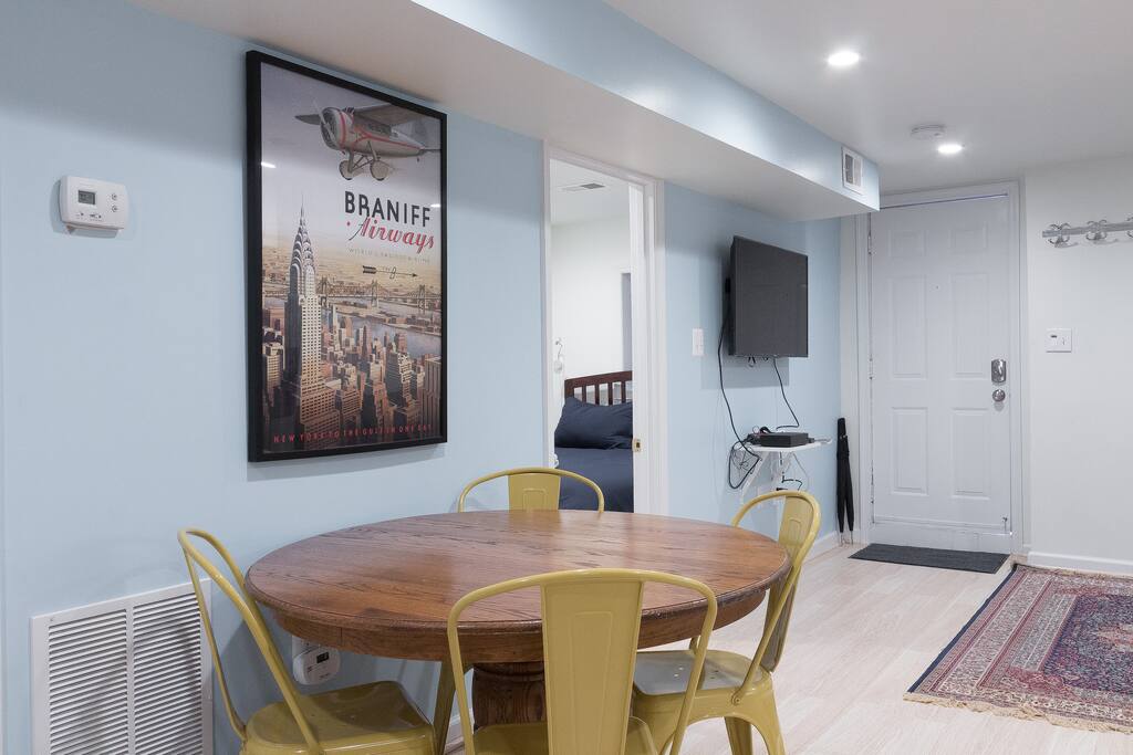 Dining area with space for four