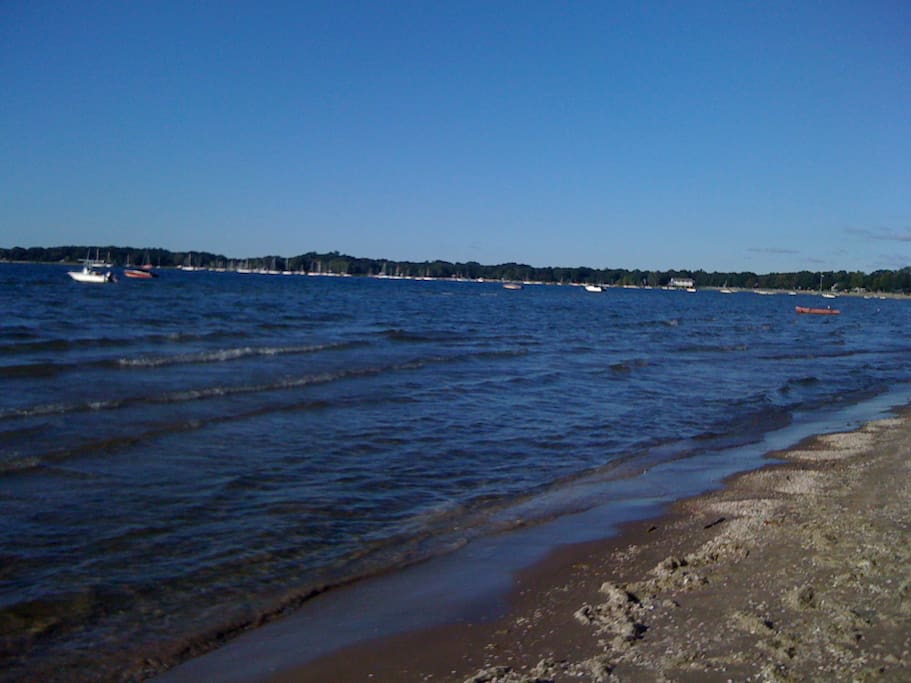 Beach just minutes away from house