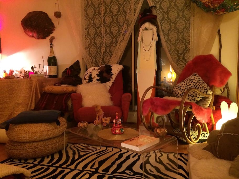 Cosy living room area