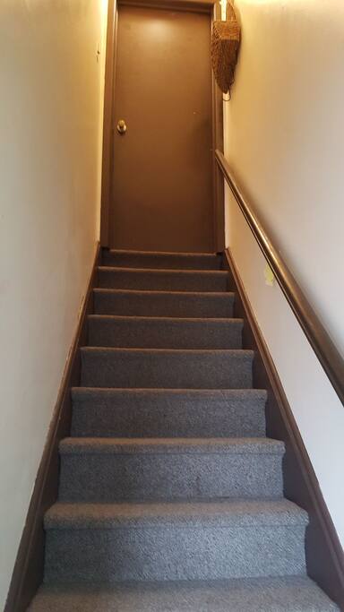 13 steps to your apartment...