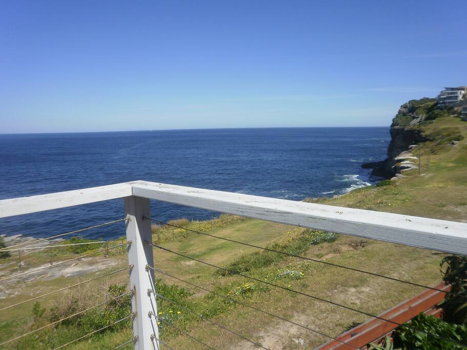 View from outside deck