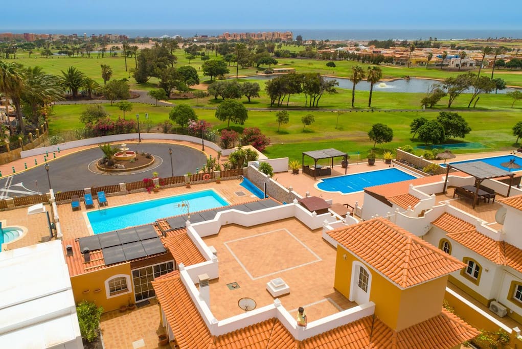 Aerial view of El Vergel