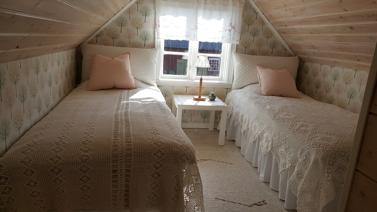 Roshani yenye vitanda viwili vya mtu mmoja