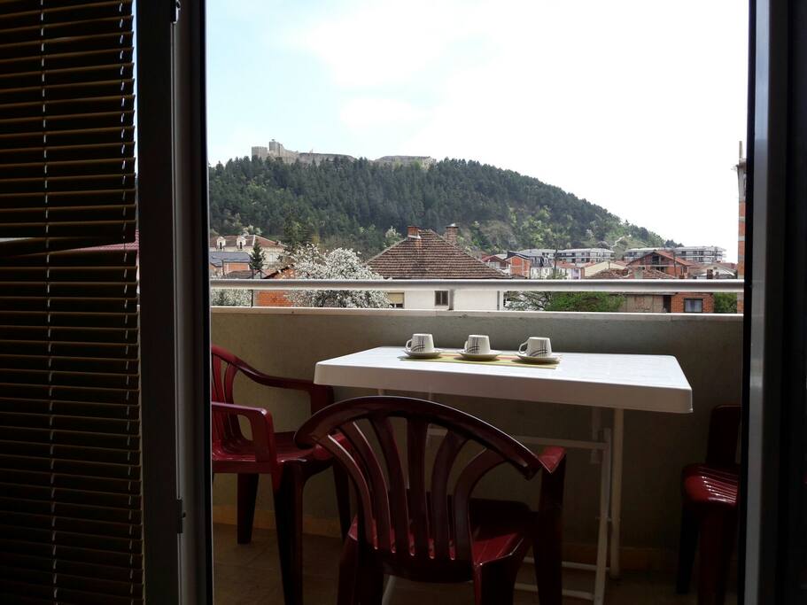 Balcony view, from bedroom