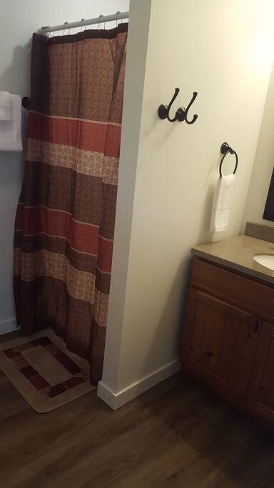 Private rest room and shower