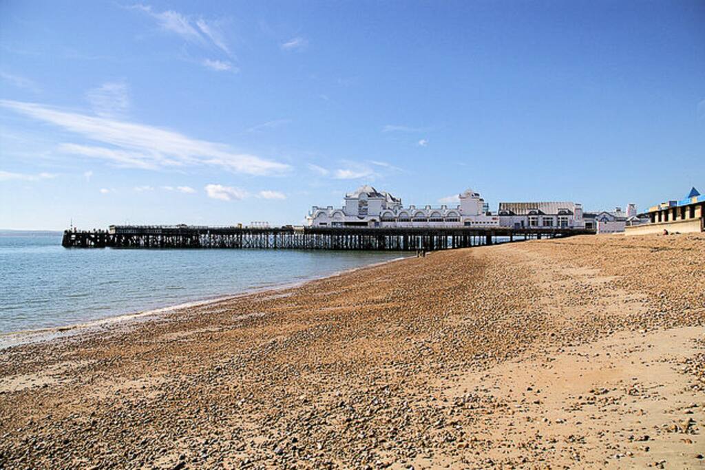 The seafront is just 15-20mins walk away