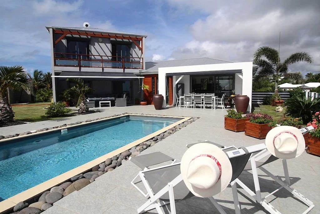 Villa Diva Guadeloupe Deck piscine privée