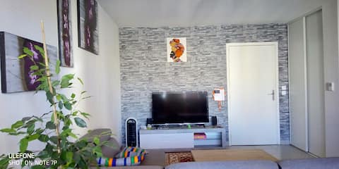 Chambre dans appartement proximité centre ville .