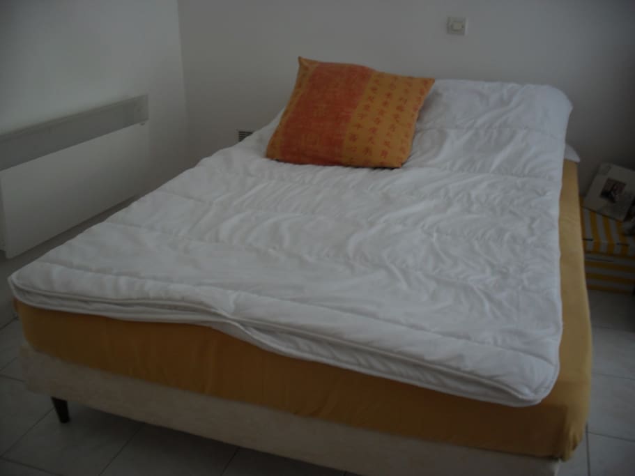 Le confort du matelas. Que de bonnes nuits!