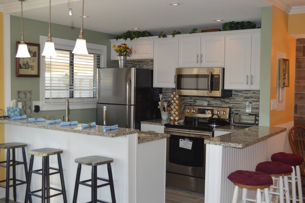 Kitchen with new appliances