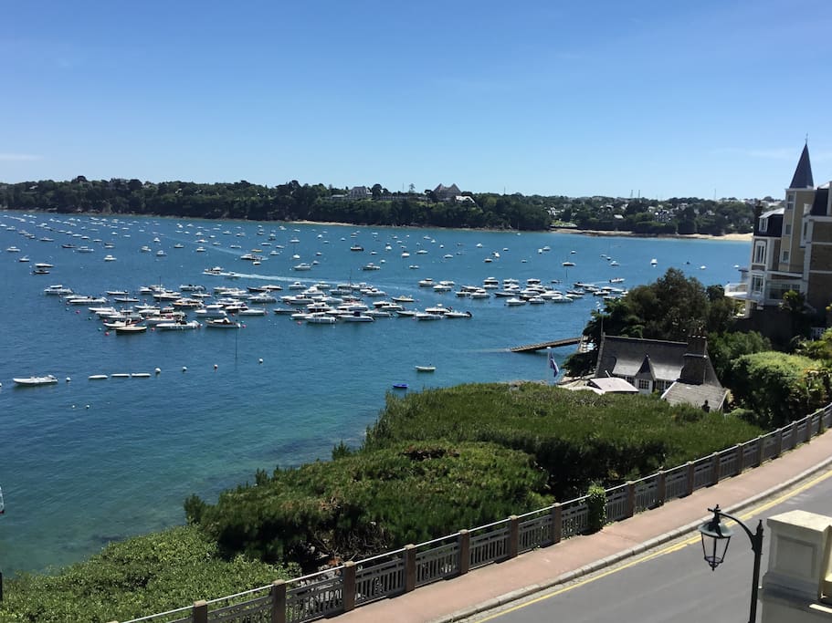 Port de Dinard vu depuis la loggia