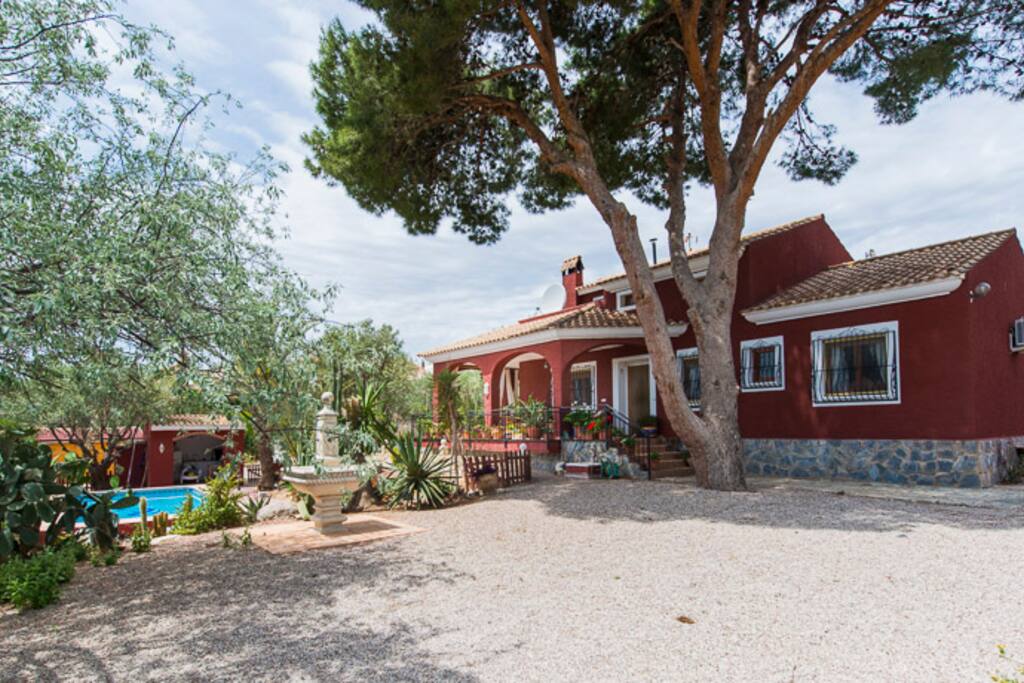 The Villa in Busot with top floor loft style accomodation
