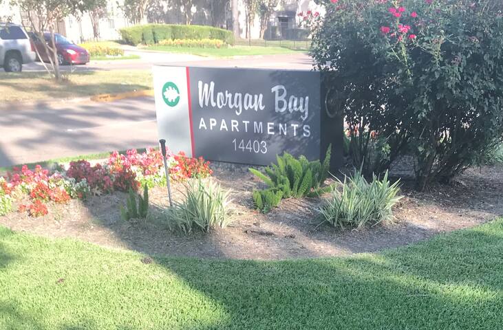 The recharge! It’s small but cozy! Right off I 45 conveniently located!