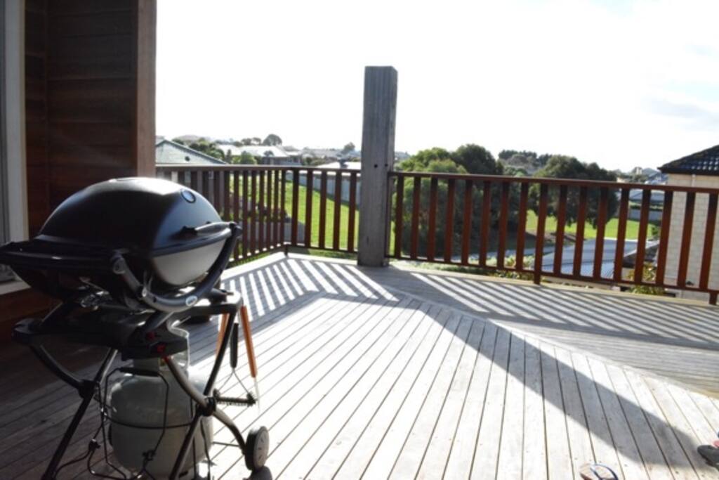 Balcony & webber bbq