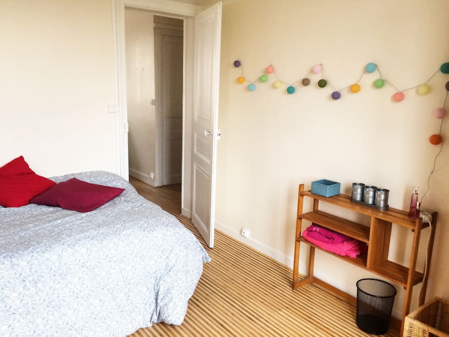 The bedroom for rent