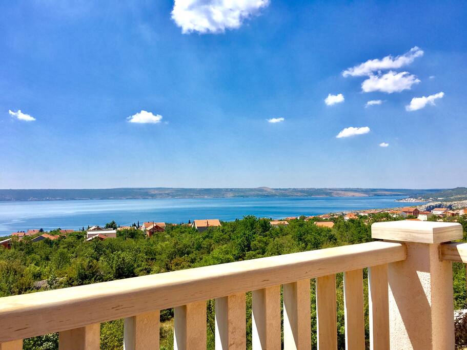 The view from the balcony.