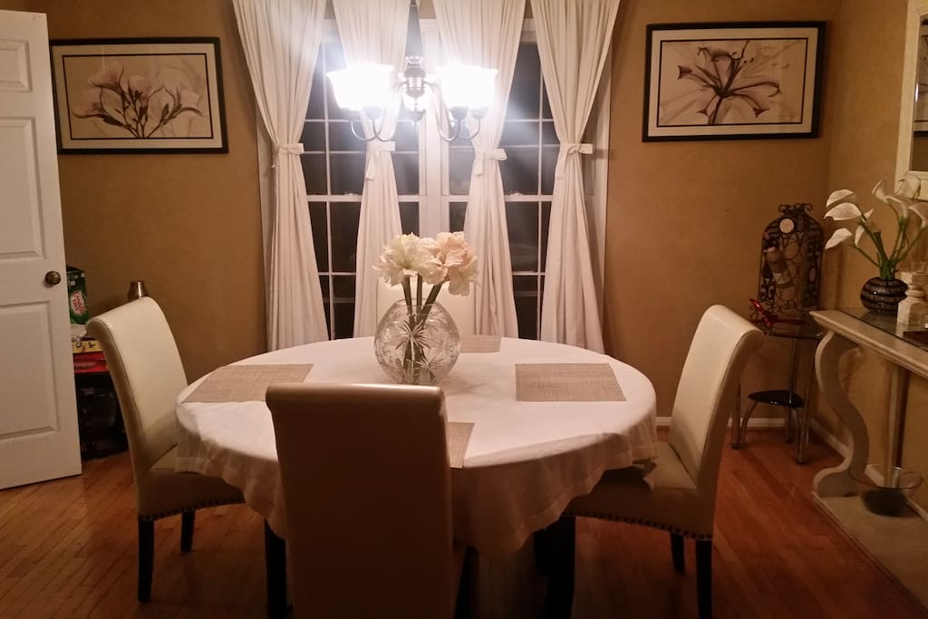 Enjoy your meal in our dining area. Consider this your home away from home