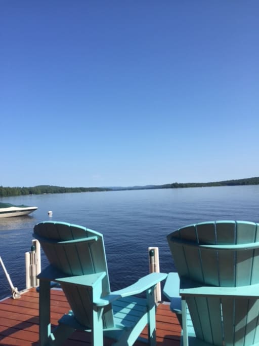 View from the dock