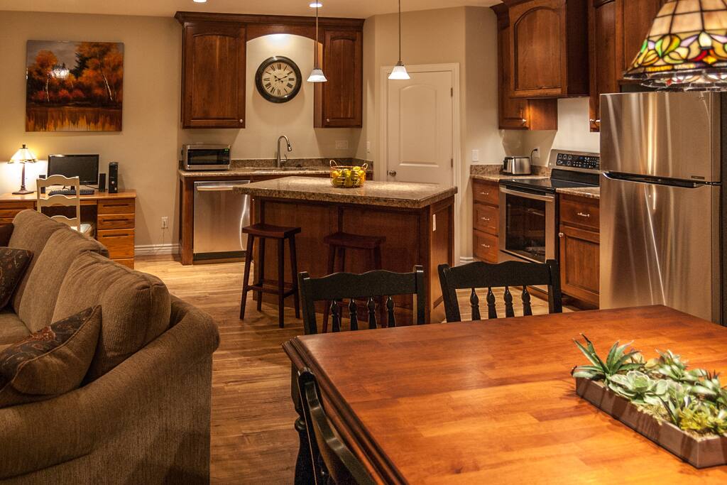 Kitchen/Dining/Living Area