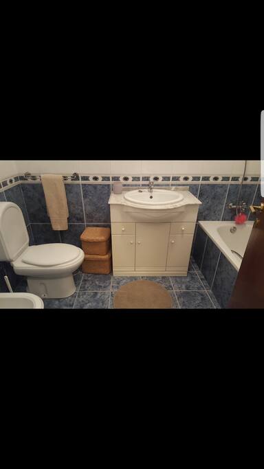 Na casa de banho...