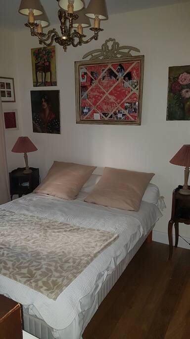 Chambre ouverte sur terrasse