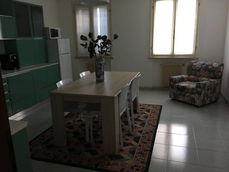 Cucina a disposizione degli ospiti