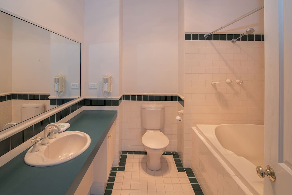 bathroom with large spa bath