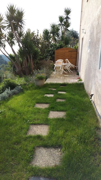 Terrasse et jardin privatifs