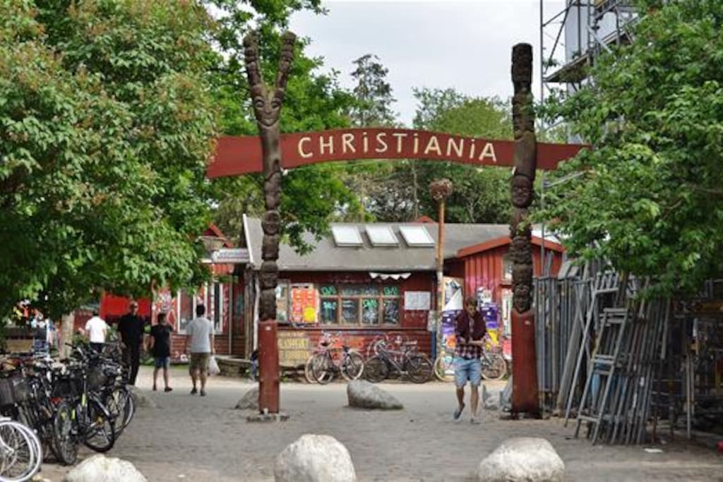 Christiania, just around the corner