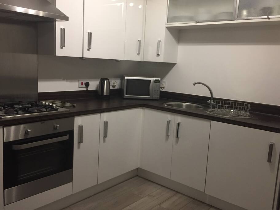 We love to cook so there are loads of utensils in the kitchen!