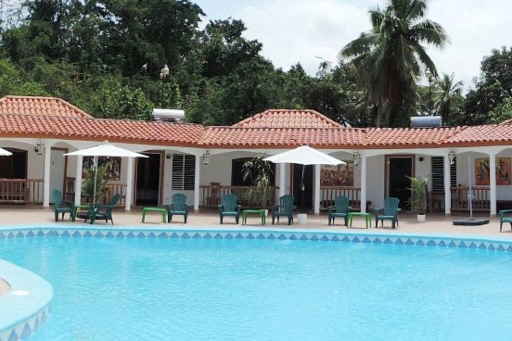 La Piscina e le camere
