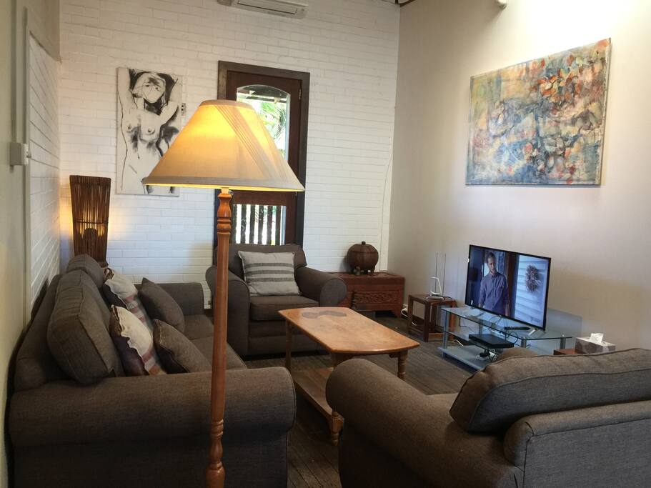 Comfy lounge with smart TCL TV
