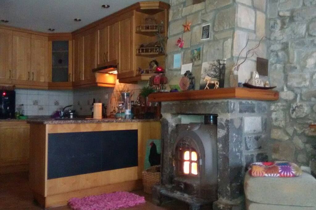 Salón y cocina
