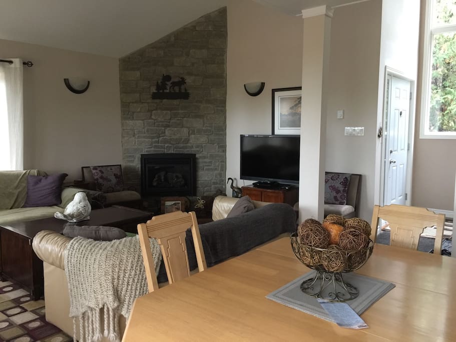 Cozy Gas Fireplace