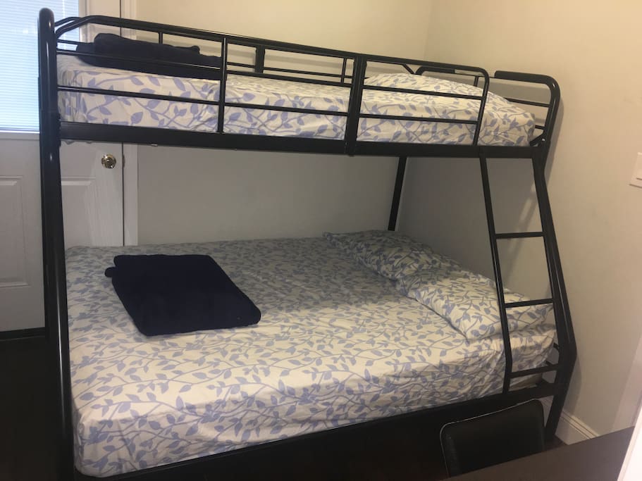 Bedroom with work space
