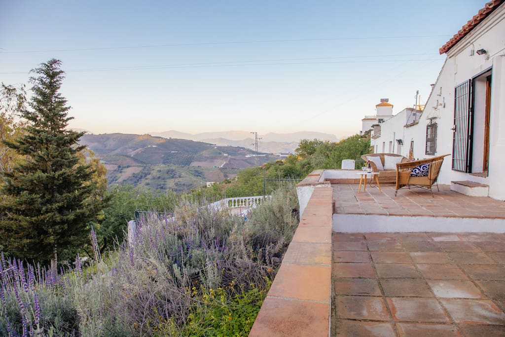 Beautiful views form terrace
